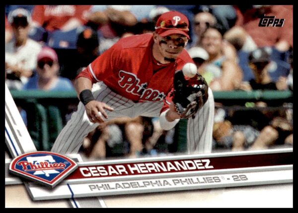 2017 Topps Series 1 Cesar Hernandez #222 (Front)