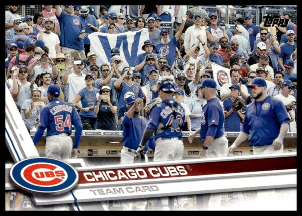 2017 Topps Series 1 Chicago Cubs #72 (Front)