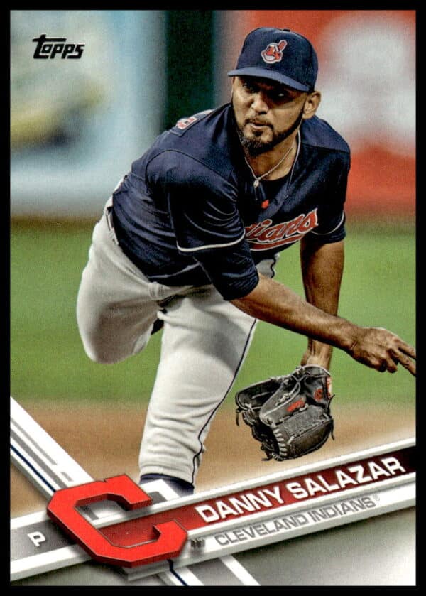 2017 Topps Series 1 Danny Salazar #56 (Front)