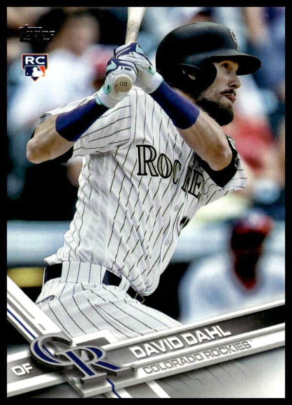 2017 Topps Series 1 David Dahl #306 (Front)