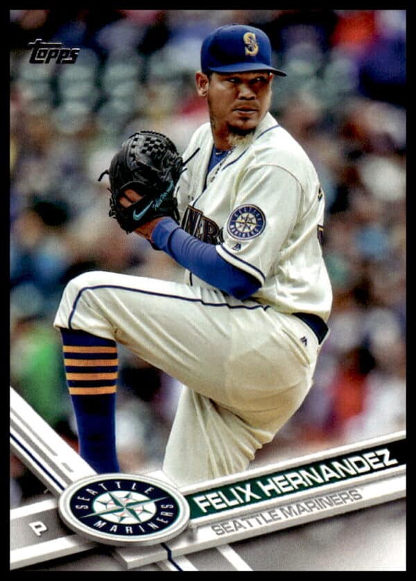 2017 Topps Series 1 Felix Hernandez #243 (Front)