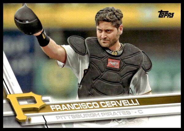 2017 Topps Series 1 Francisco Cervelli #198 (Front)