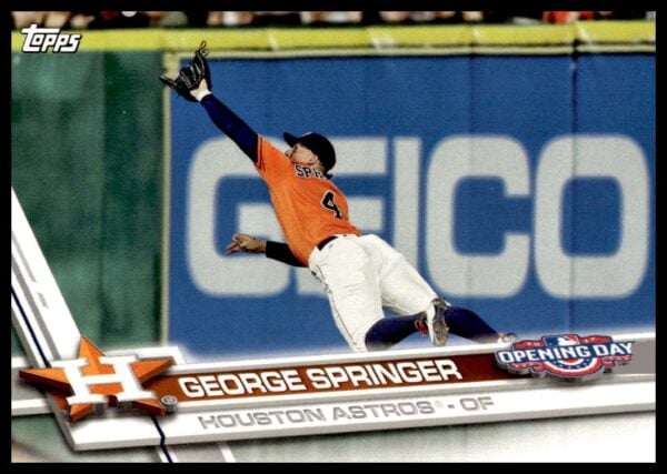 2017 Topps Series 1 George Springer #31 (Front)