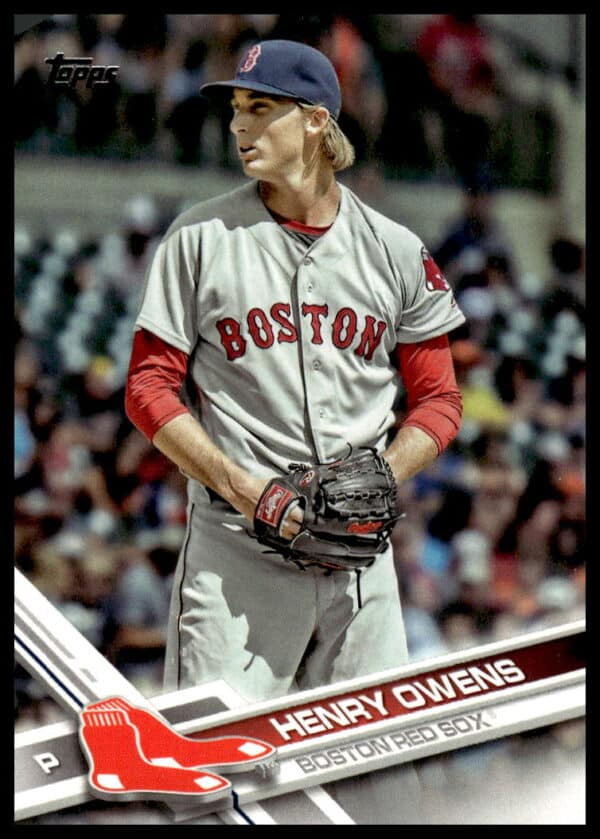 2017 Topps Series 1 Henry Owens #69 (Front)