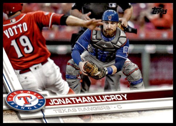 2017 Topps Series 1 Jonathan Lucroy #345 (Front)