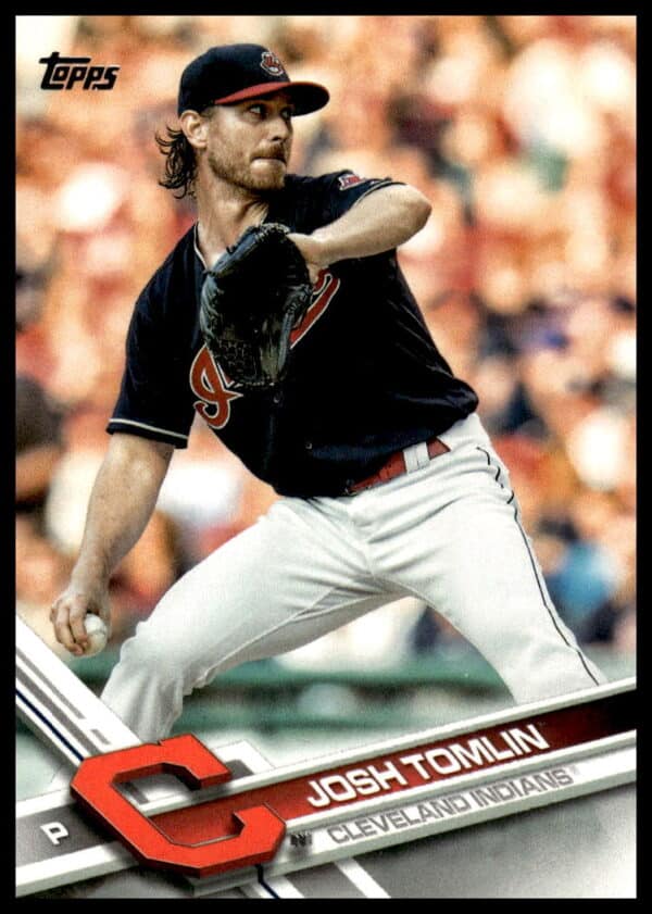 2017 Topps Series 1 Josh Tomlin #342 (Front)