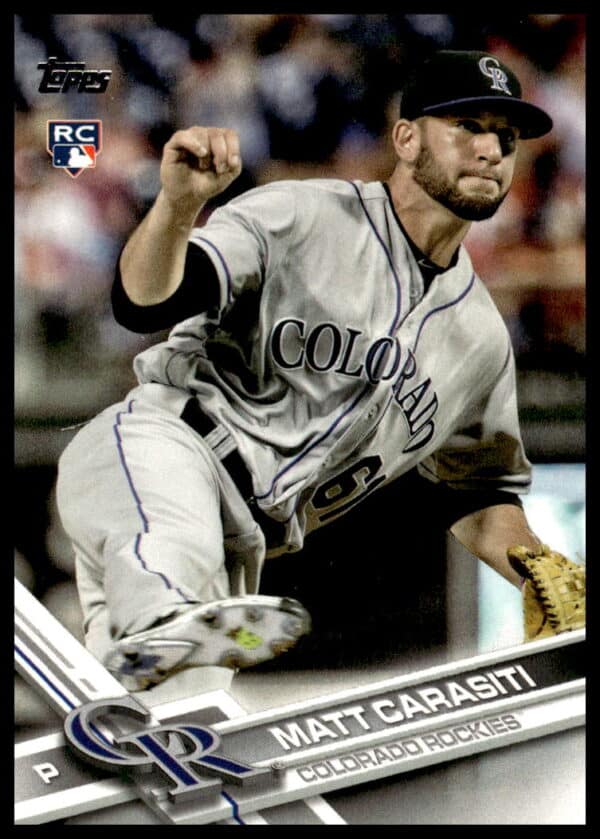 2017 Topps Series 1 Matt Carasiti #318 (Front)