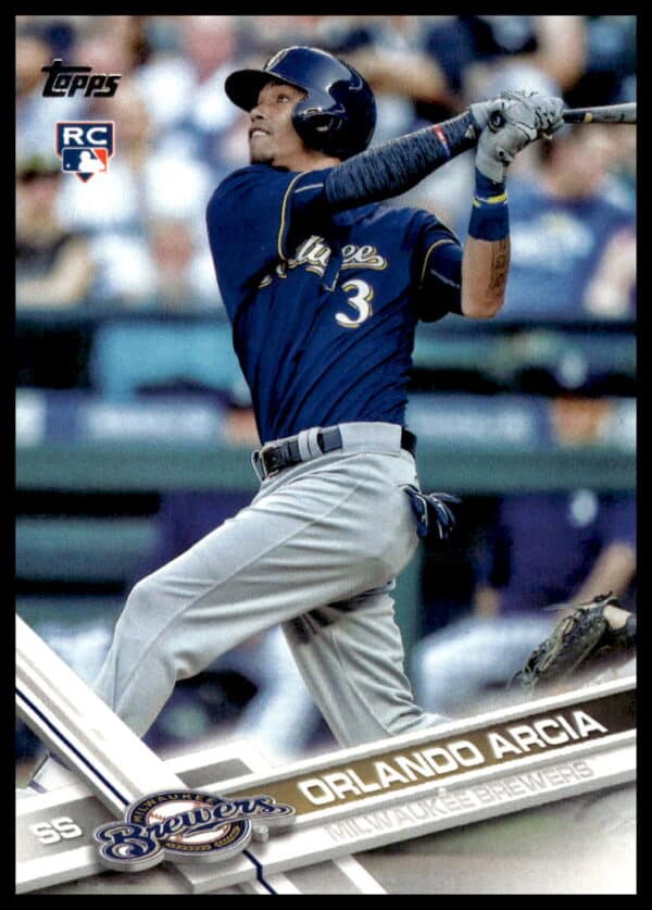 2017 Topps Series 1 Orlando Arcia #255 (Front)