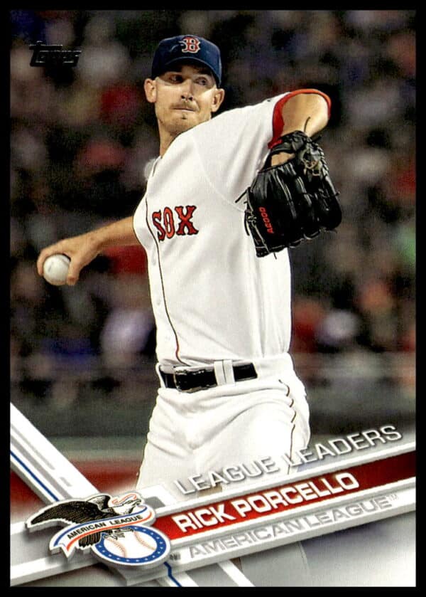 2017 Topps Series 1 Rick Porcello #28 (Front)