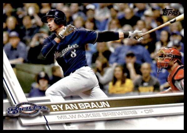 2017 Topps Series 1 Ryan Braun #220 (Front)