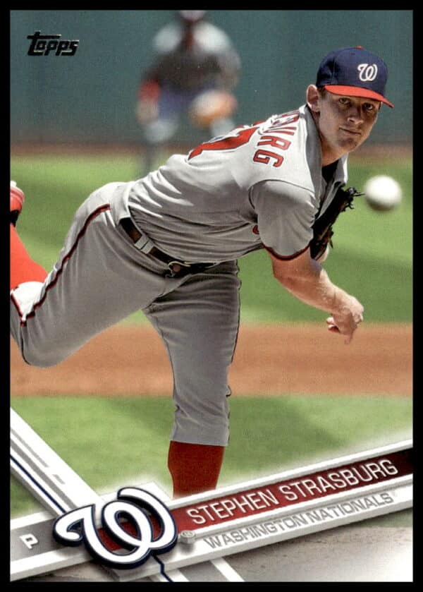 2017 Topps Series 1 Stephen Strasburg #38 (Front)