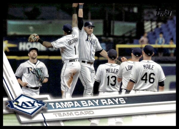 2017 Topps Series 1 Tampa Bay Rays #266 (Front)