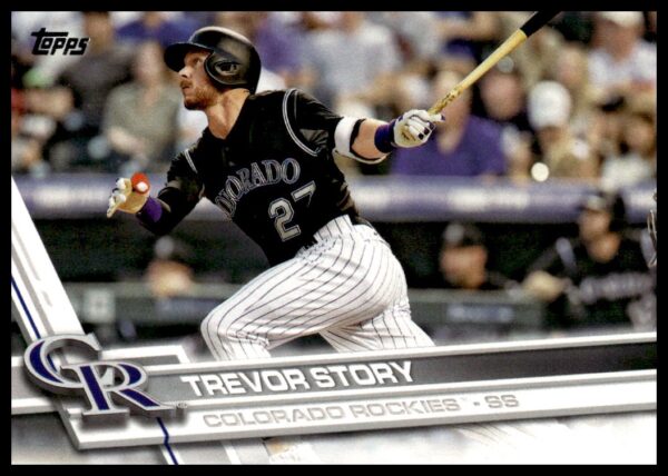 2017 Topps Series 1 Trevor Story #42 (Front)