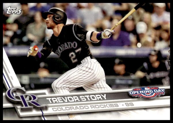 2017 Topps Series 1 Trevor Story #5 (Front)