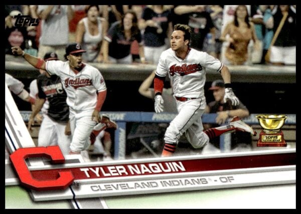 2017 Topps Series 1 Tyler Naquin #203 (Front)