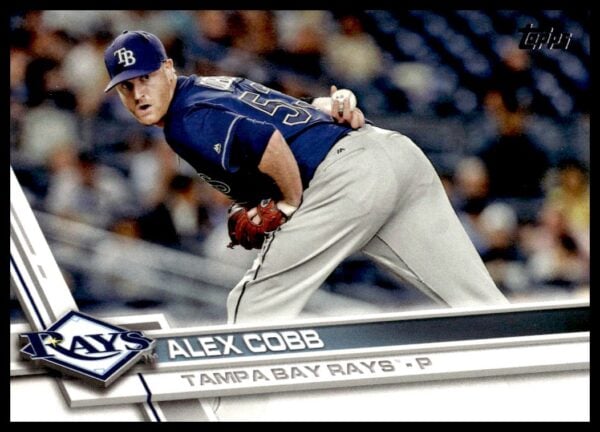 2017 Topps Series 2 Alex Cobb #667 (Front)