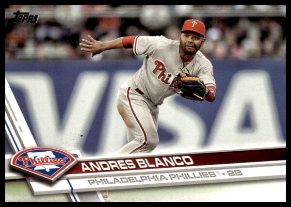 2017 Topps Series 2 Andres Blanco #690 (Front)