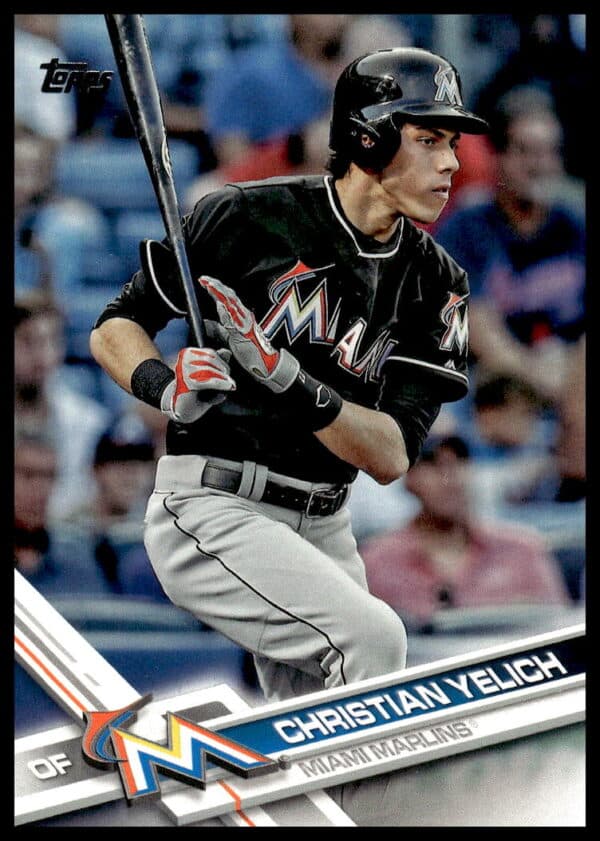 2017 Topps Series 2 Christian Yelich #518 (Front)