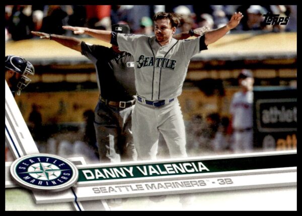 2017 Topps Series 2 Danny Valencia #499 (Front)