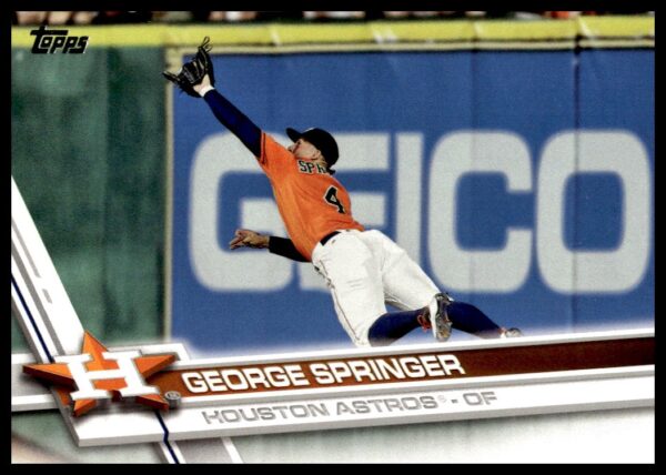 2017 Topps Series 2 George Springer #389 (Front)