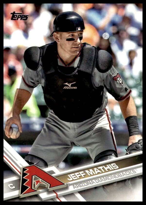 2017 Topps Series 2 Jeff Mathis #696 (Front)