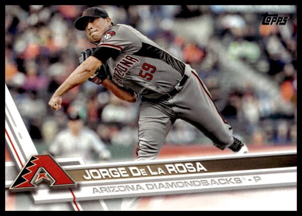 2017 Topps Series 2 Jorge De La Rosa #365 (Front)