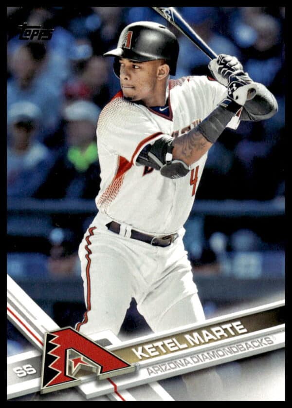 2017 Topps Series 2 Ketel Marte #663 (Front)