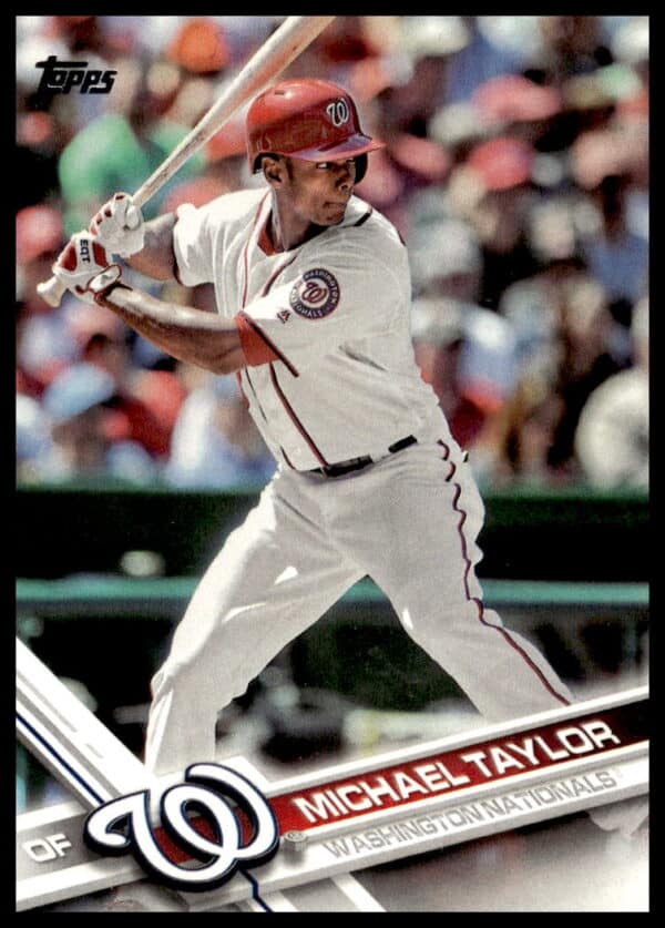 2017 Topps Series 2 Michael Taylor #598 (Front)