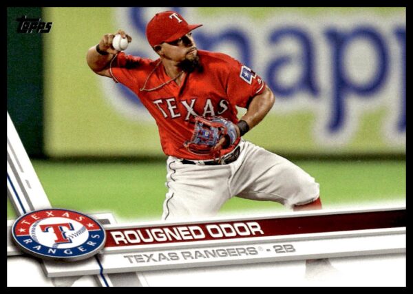 2017 Topps Series 2 Rougned Odor #666 (Front)