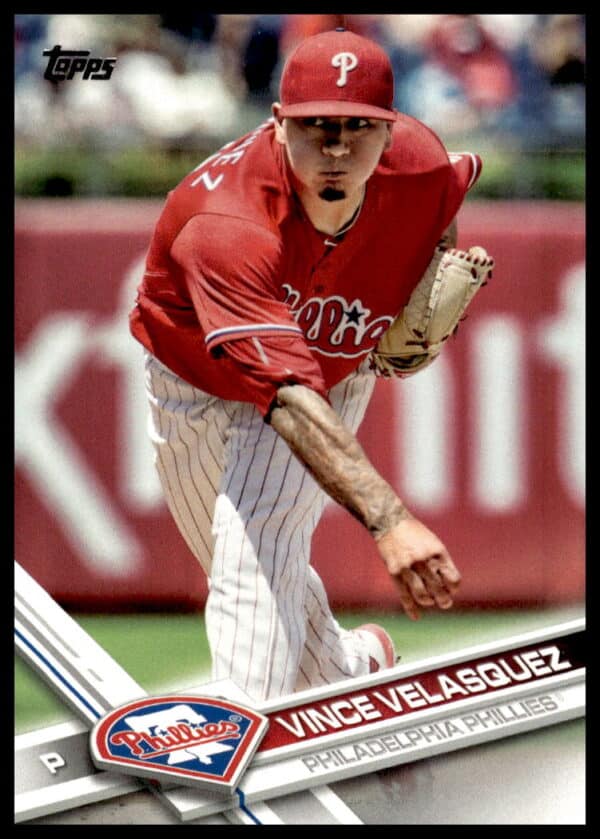 2017 Topps Series 2 Vince Velasquez #547 (Front)