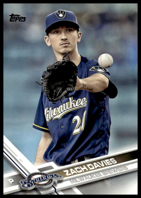 2017 Topps Series 2 Zach Davies #477 (Front)