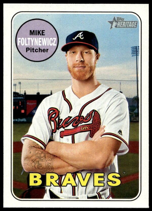 2018 Topps Heritage Mike Foltynewicz #239 (Front)