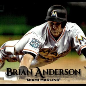 2019 Topps Stadium Club Brian Anderson Red Foil #117 (Front)