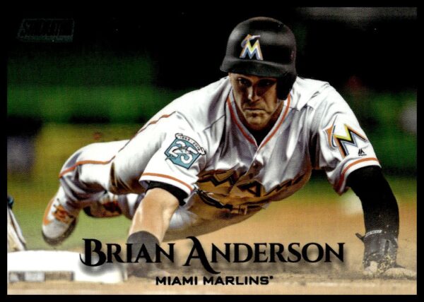 2019 Topps Stadium Club Brian Anderson Red Foil #117 (Front)