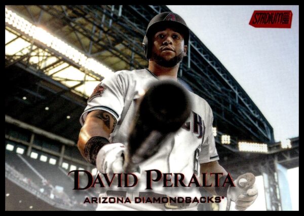 2019 Topps Stadium Club David Peralta Red Foil #69 (Front)