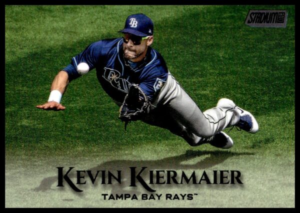 2019 Topps Stadium Club Kevin Kiermaier Red Foil #287 (Front)