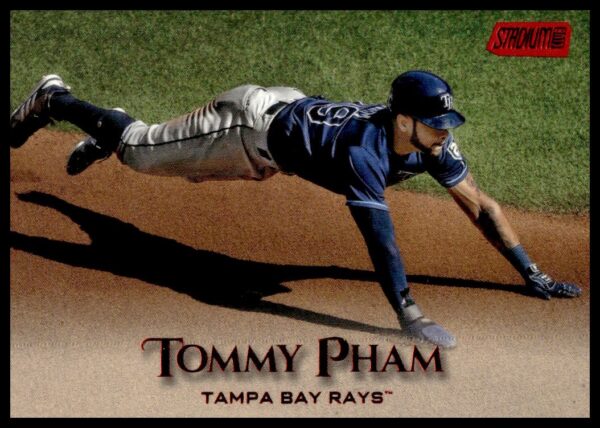 2019 Topps Stadium Club Tommy Pham Red Foil #295 (Front)