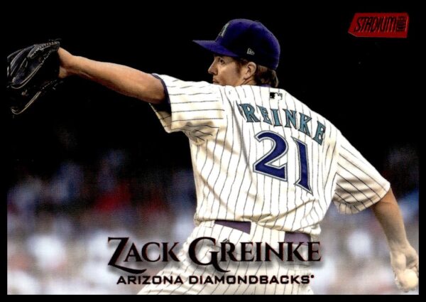 2019 Topps Stadium Club Zack Greinke Red Foil #15 (Front)