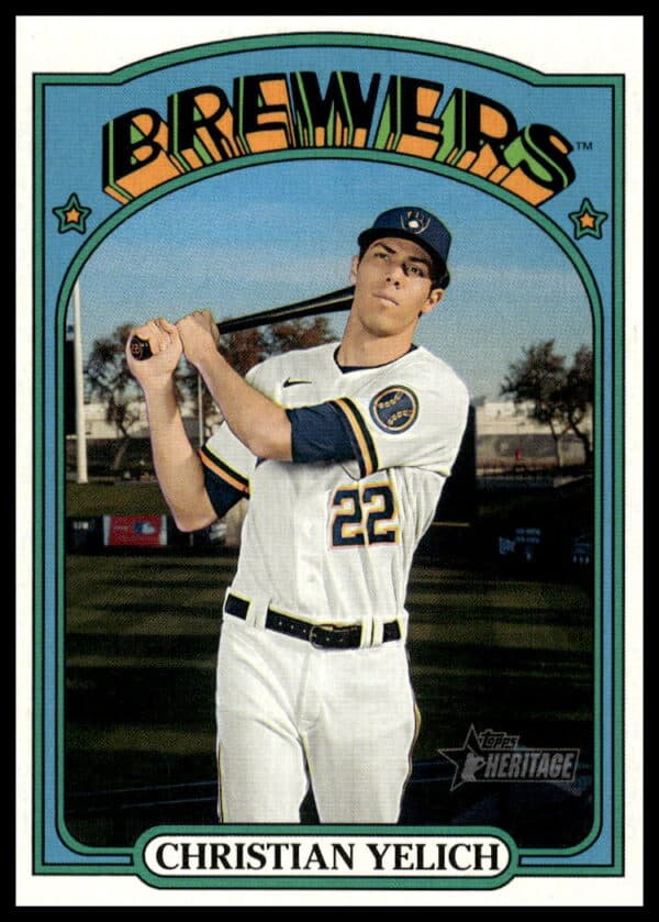 2021 Topps Heritage Christian Yelich #251 (Front)