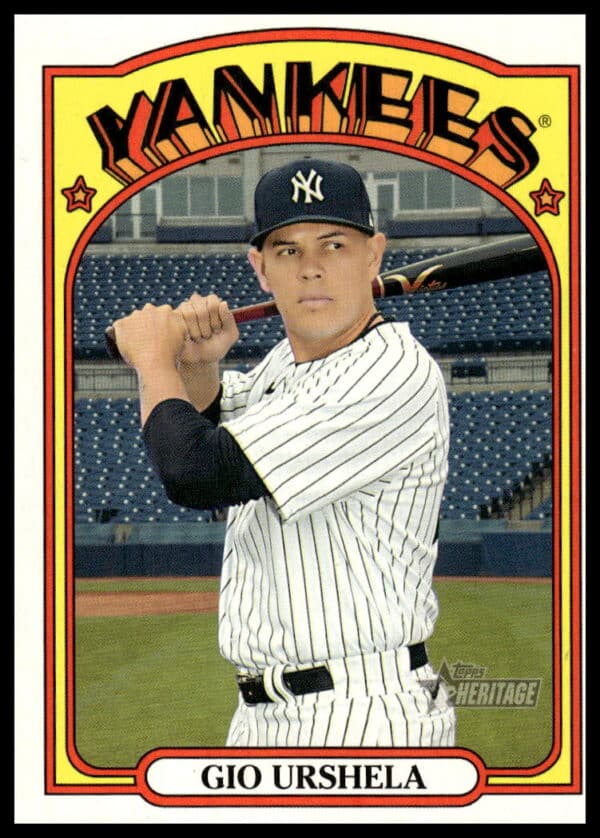 2021 Topps Heritage Gio Urshela #457 (Front)