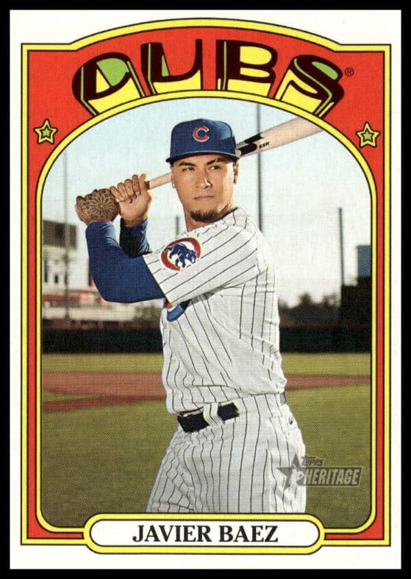 2021 Topps Heritage Javier Baez #51 (Front)