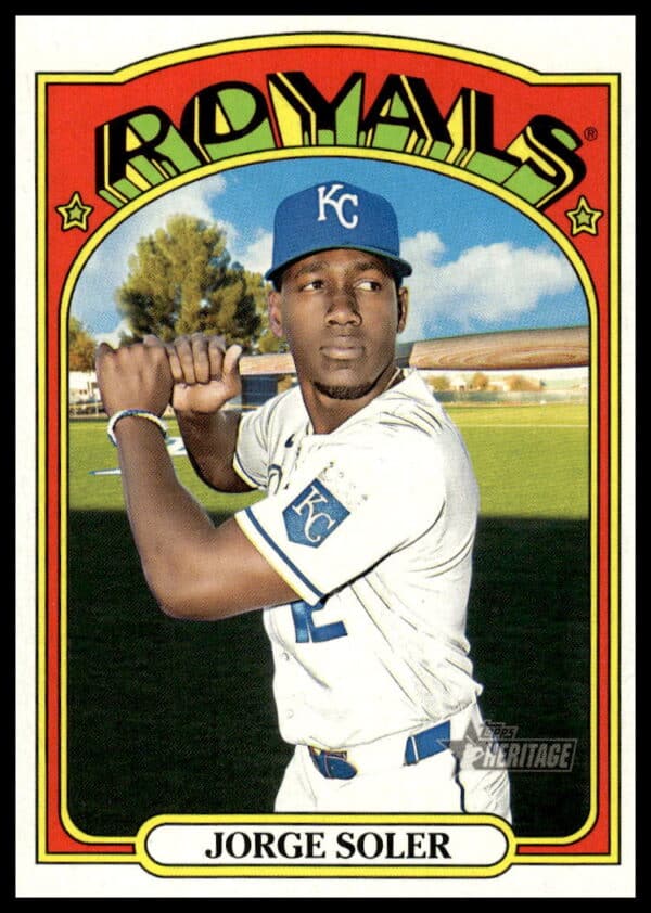 2021 Topps Heritage Jorge Soler #165 (Front)