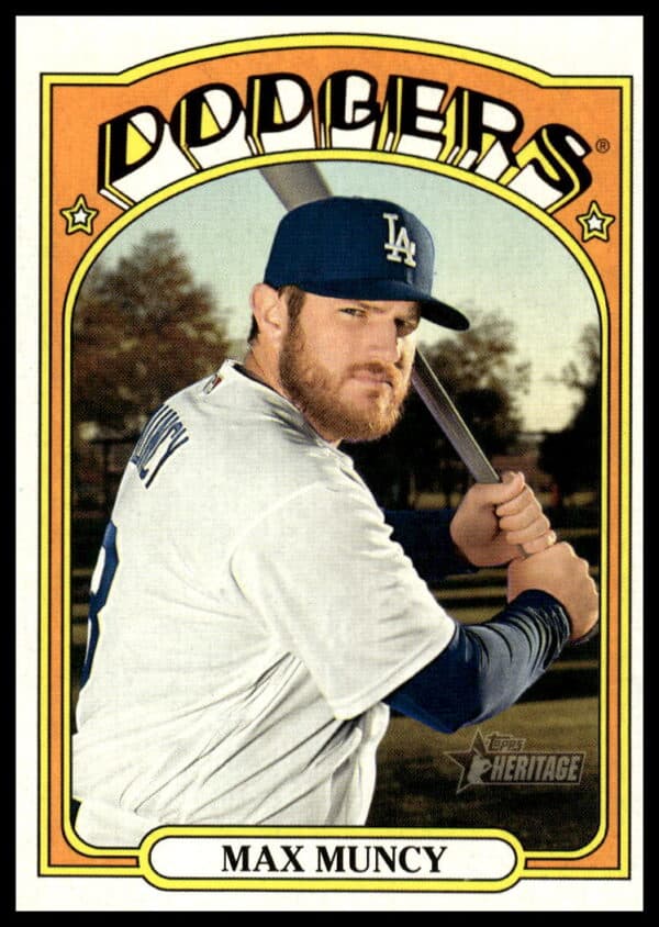 2021 Topps Heritage Max Muncy #2 (Front)