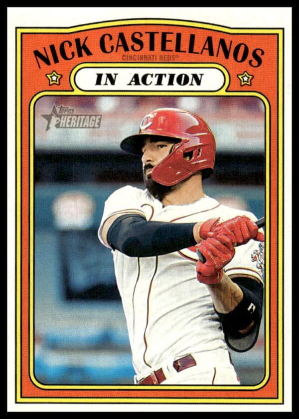 2021 Topps Heritage Nick Castellanos #126 (Front)