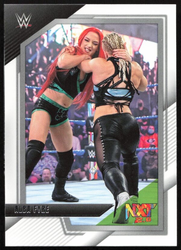 2022 Panini NXT 2.0 WWE Alba Fyre #4 (Front)