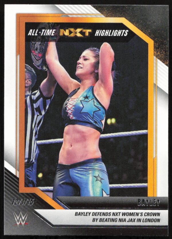 2022 Panini NXT 2.0 WWE Bayley #18 (Front)