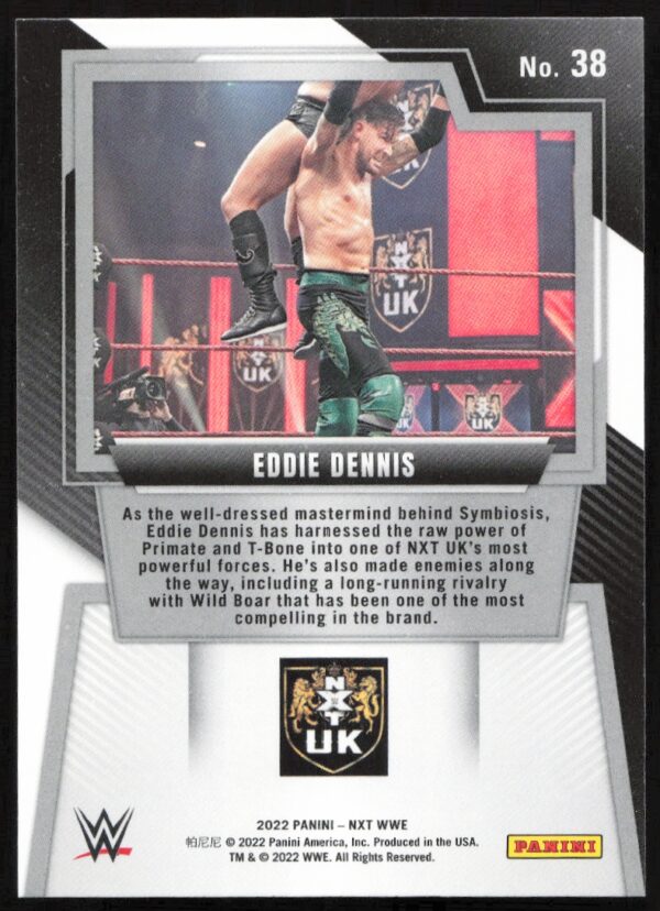 2022 Panini NXT 2.0 WWE Eddie Dennis #38 (Back)