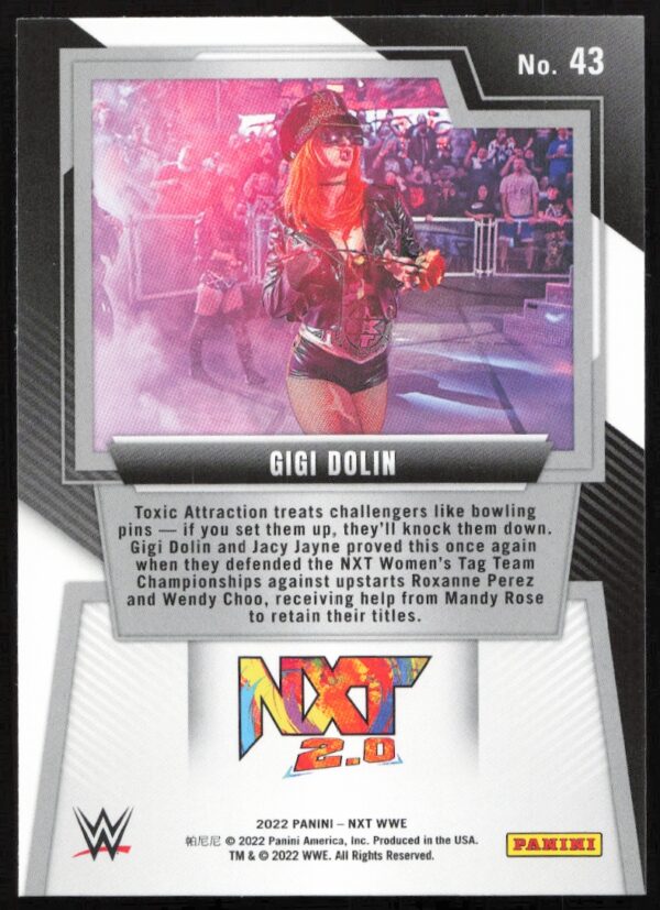 2022 Panini NXT 2.0 WWE Gigi Dolin #43 (Back)