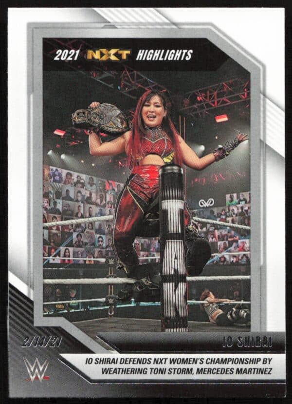 2022 Panini NXT 2.0 WWE Io Shirai #5 (Front)