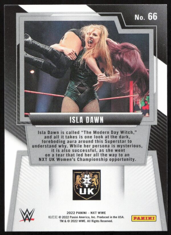 2022 Panini NXT 2.0 WWE Isla Dawn   #66   (Back)